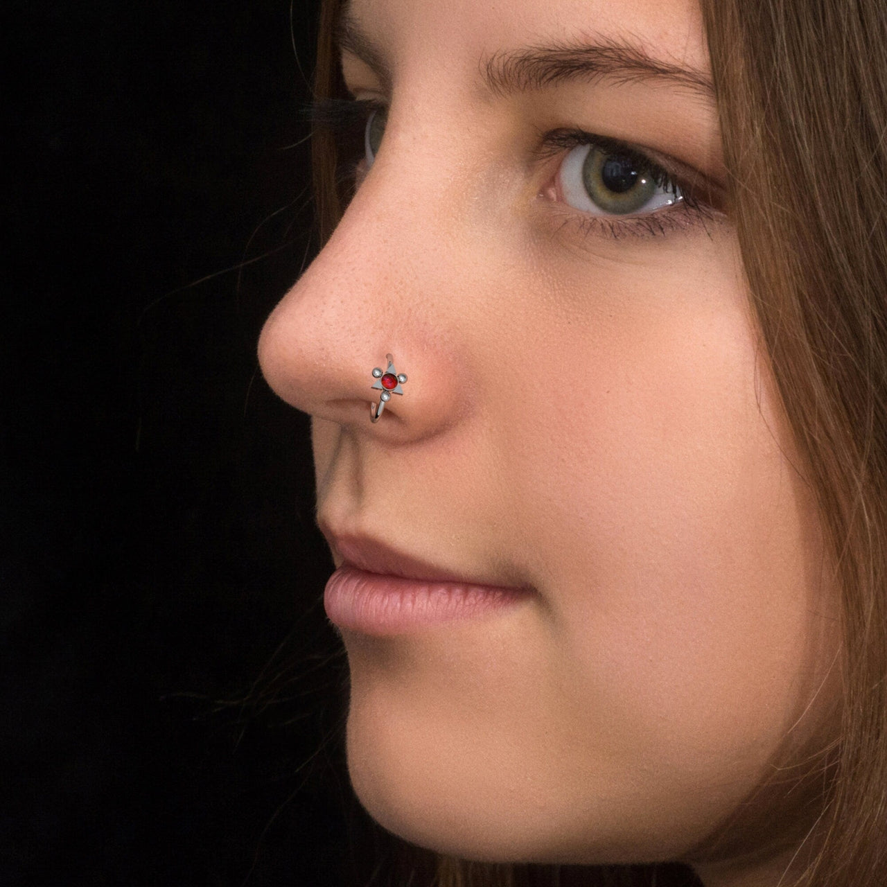 Iridescent Nose Ring