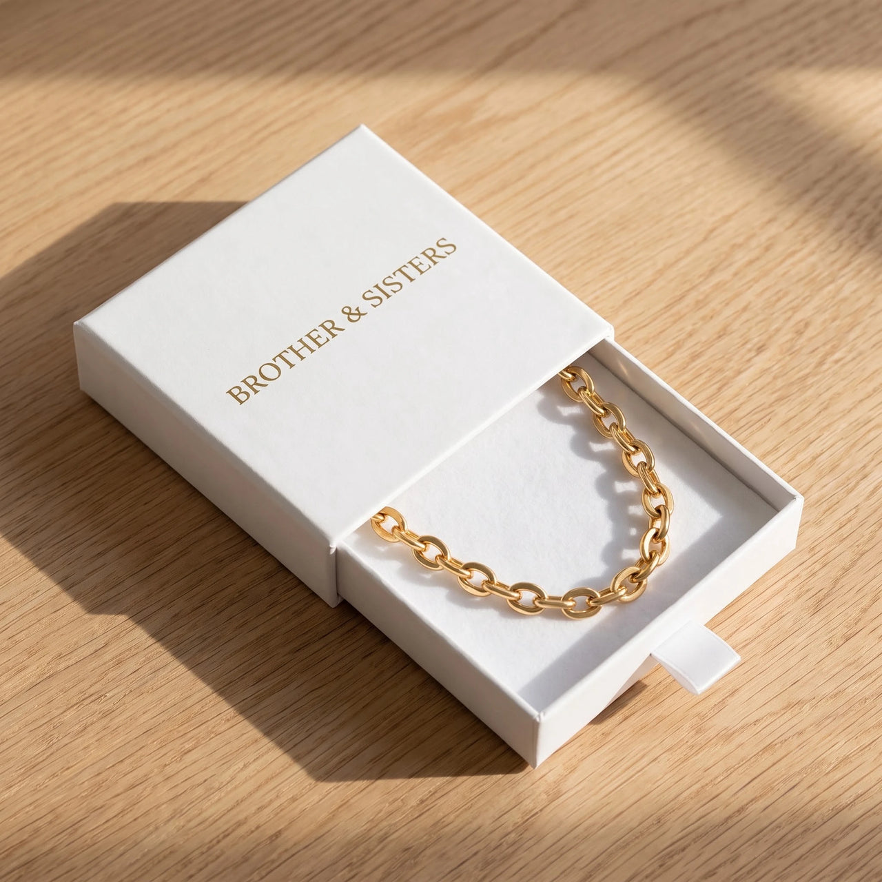 Ankerkette — in der Geschenkbox, Gold | SKU: lachaine