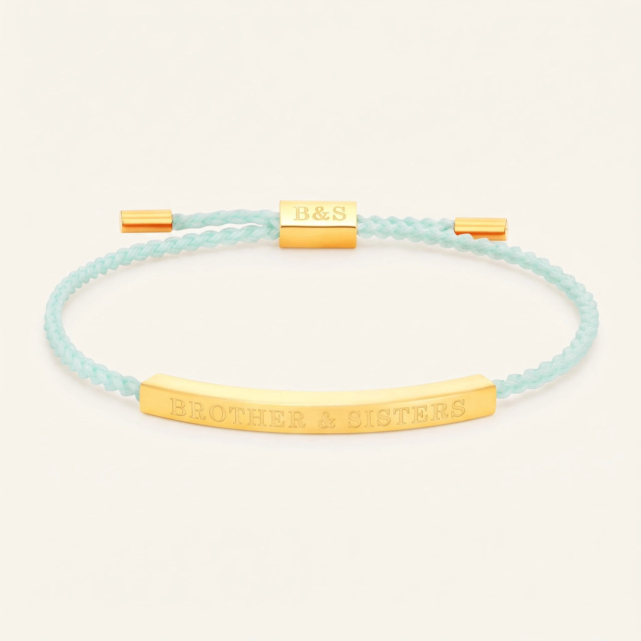 Armband mint — Produktfoto auf weißem Hintergrund, Gold | SKU: lamenthe-g