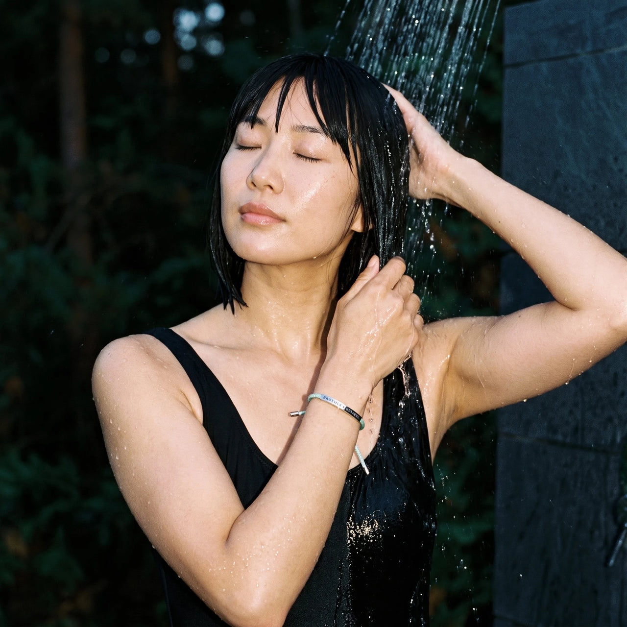 Gravur armband — unter der Dusche getragen, wasserfest, Silber | SKU: lamenthe-wg