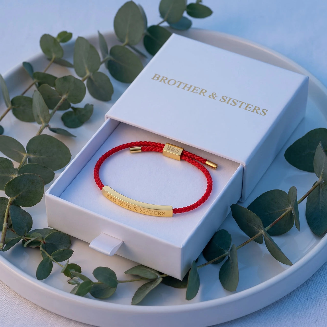 Stoffarmband — in der Geschenkbox, Gold | SKU: lamour-g