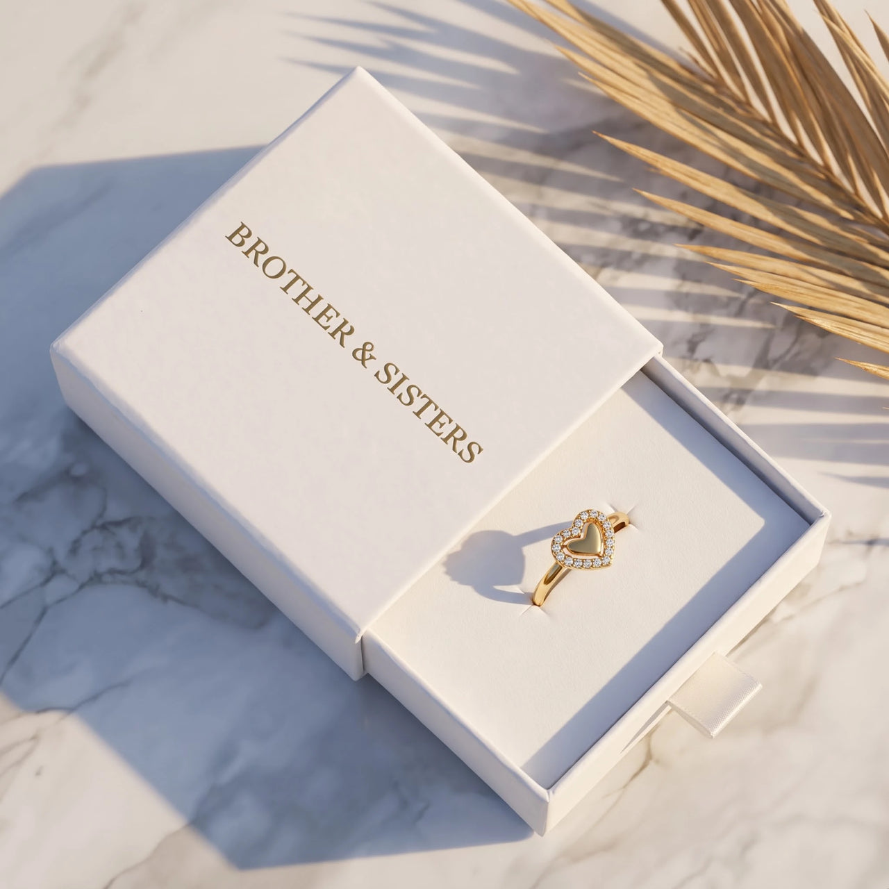 Ring herz — in der Geschenkbox, Gold | SKU: lecoeur