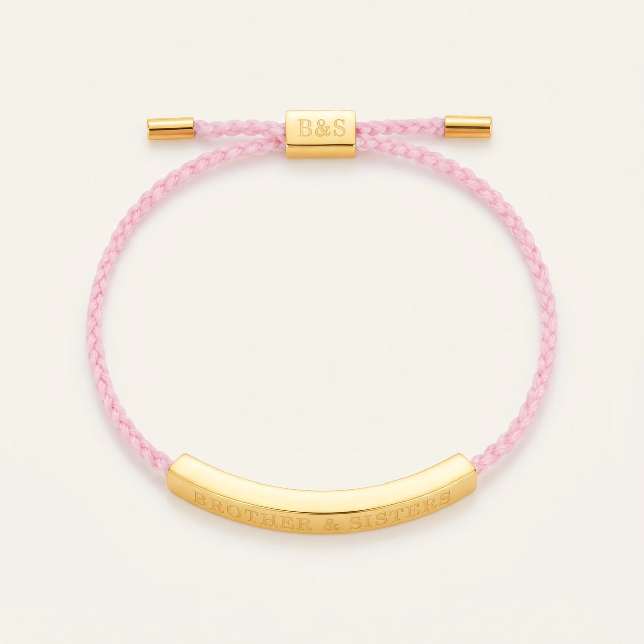 Armband rosa — Produktfoto auf weißem Hintergrund, Gold | SKU: lecorail-g