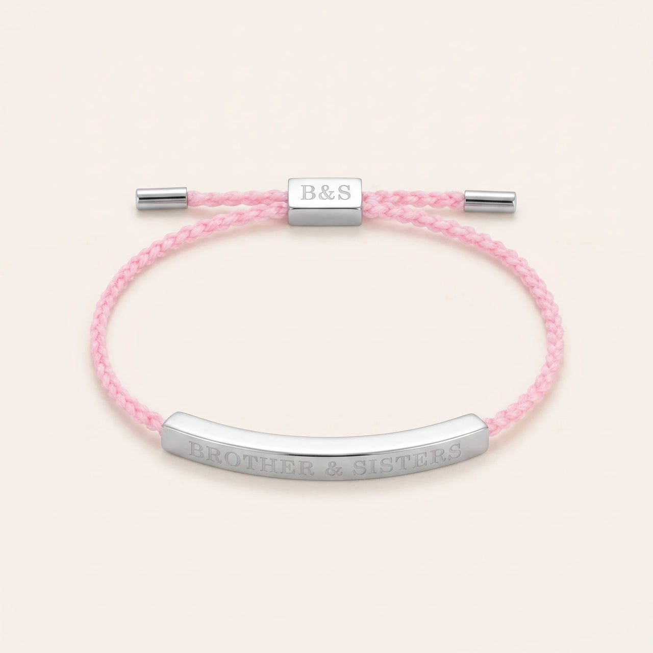 Stoffarmband — Produktfoto auf weißem Hintergrund, Silber | SKU: lecorail-wg