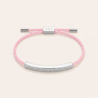 Thumbnail for Stoffarmband — Produktfoto auf weißem Hintergrund, Silber | SKU: lecorail-wg