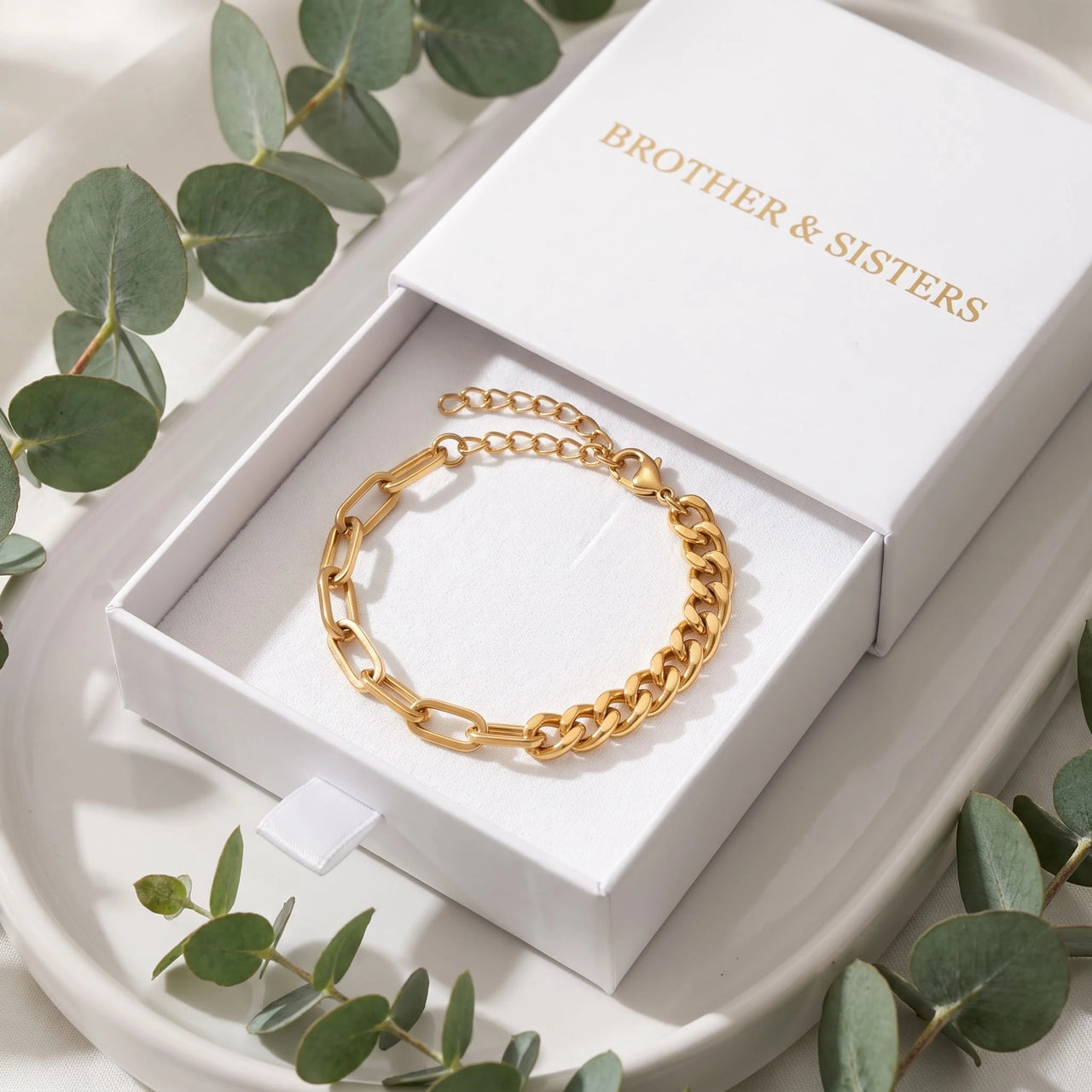 Armband gold damen — in der Geschenkbox, Gold | SKU: ledouble