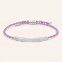 Thumbnail for Geflochtenes armband — Produktfoto auf weißem Hintergrund, Silber | SKU: lemauve-wg