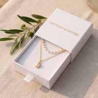 Thumbnail for Perlenkette — in der Geschenkbox, Gold | SKU: lepure