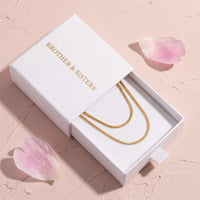 Thumbnail for Schlangenkette — in der Geschenkbox, Gold | SKU: lesimplenecklace