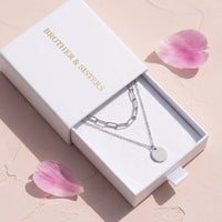 Thumbnail for The Trendy, silver necklace — gift box | SKU: le-tendance-wg