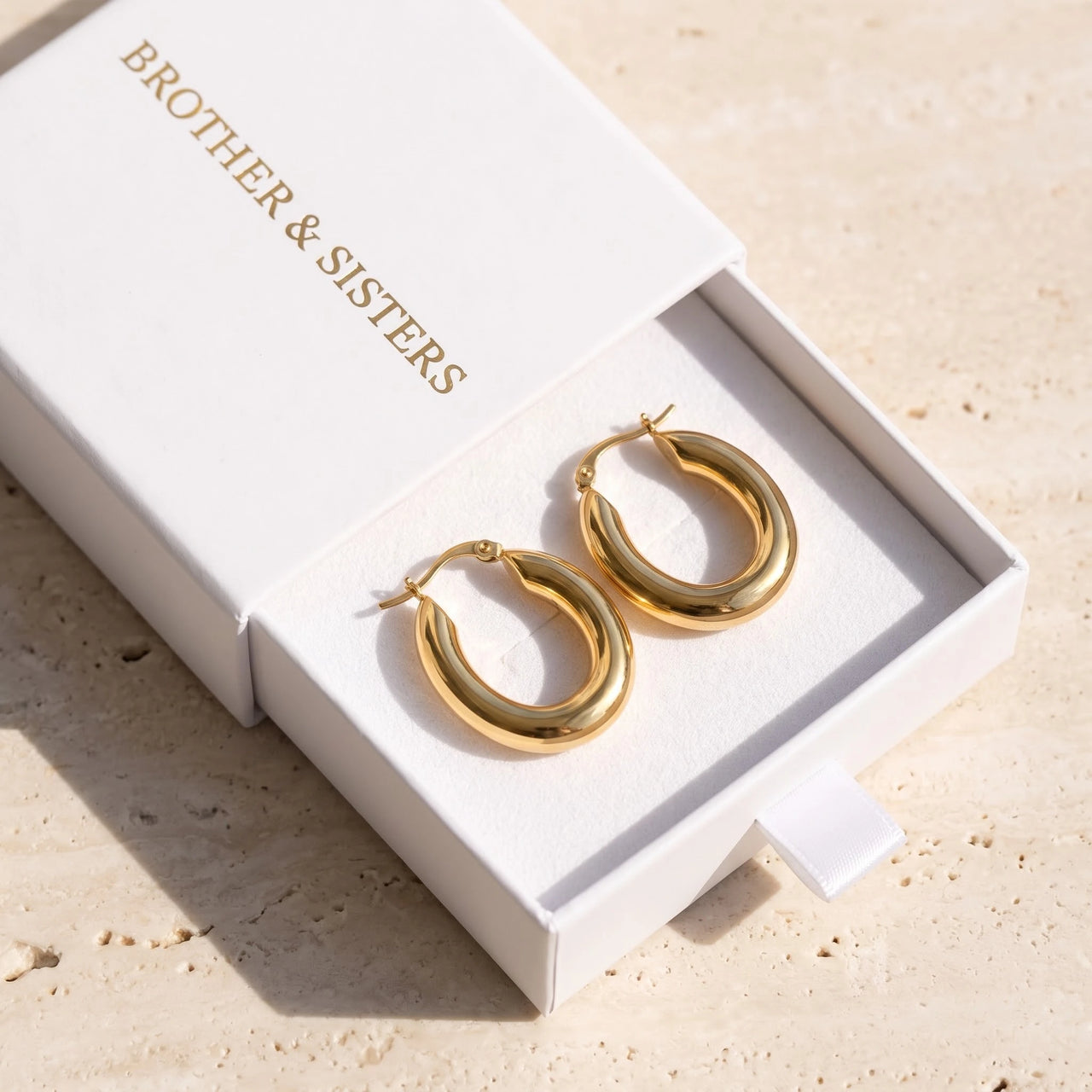 Ohrringe gold — in der Geschenkbox, Gold | SKU: lesbrillantes
