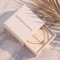 Thumbnail for Armband minimalistisch — in der Geschenkbox, Roségold | SKU: 11662607-rose-gold