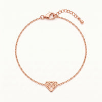 Thumbnail for Armband minimalistisch — Produktfoto auf weißem Hintergrund, Roségold | SKU: 11662607-rose-gold