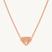 Thumbnail for Geometrische kette — Produktfoto auf weißem Hintergrund, Roségold | SKU: 12791388-rose-gold