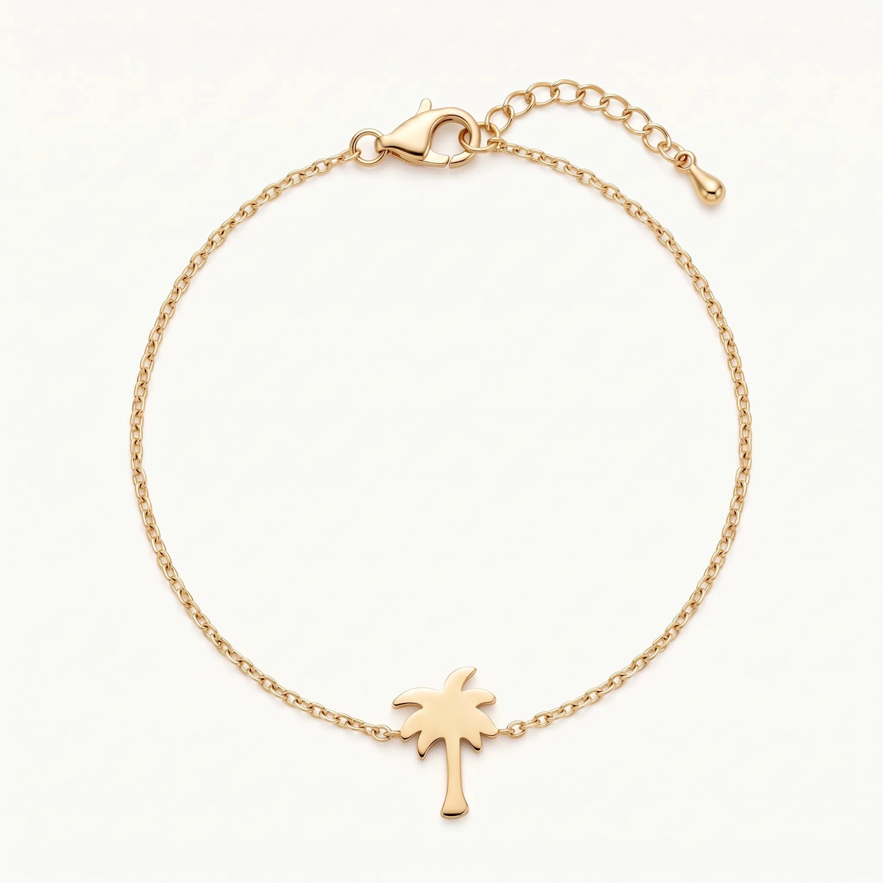 Palmen armband — Produktfoto auf weißem Hintergrund, Gold | SKU: 7819407-gold-color