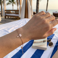 Thumbnail for Palmen armband — getragen, echte Größe, Roségold | SKU: 7819407-rose-gold-color