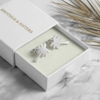 Thumbnail for Palmen ohrringe — in der Geschenkbox, Silber | SKU: 10287609-silver-plated