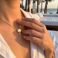 Thumbnail for Strandschmuck — getragen, echte Größe, Gold | SKU: 8732822-gold-color