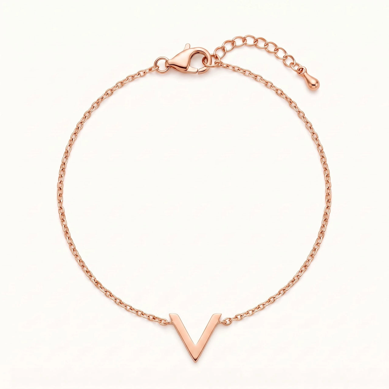 V armband — Produktfoto auf weißem Hintergrund, Roségold | SKU: 9443177-rose-gold