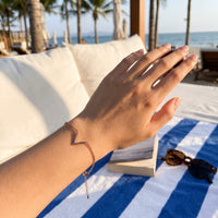 Thumbnail for Wasserfester schmuck — getragen, echte Größe, Roségold | SKU: 9443177-rose-gold