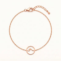 Thumbnail for Welle armband — Produktfoto auf weißem Hintergrund, Roségold | SKU: 17429078-rose-gold