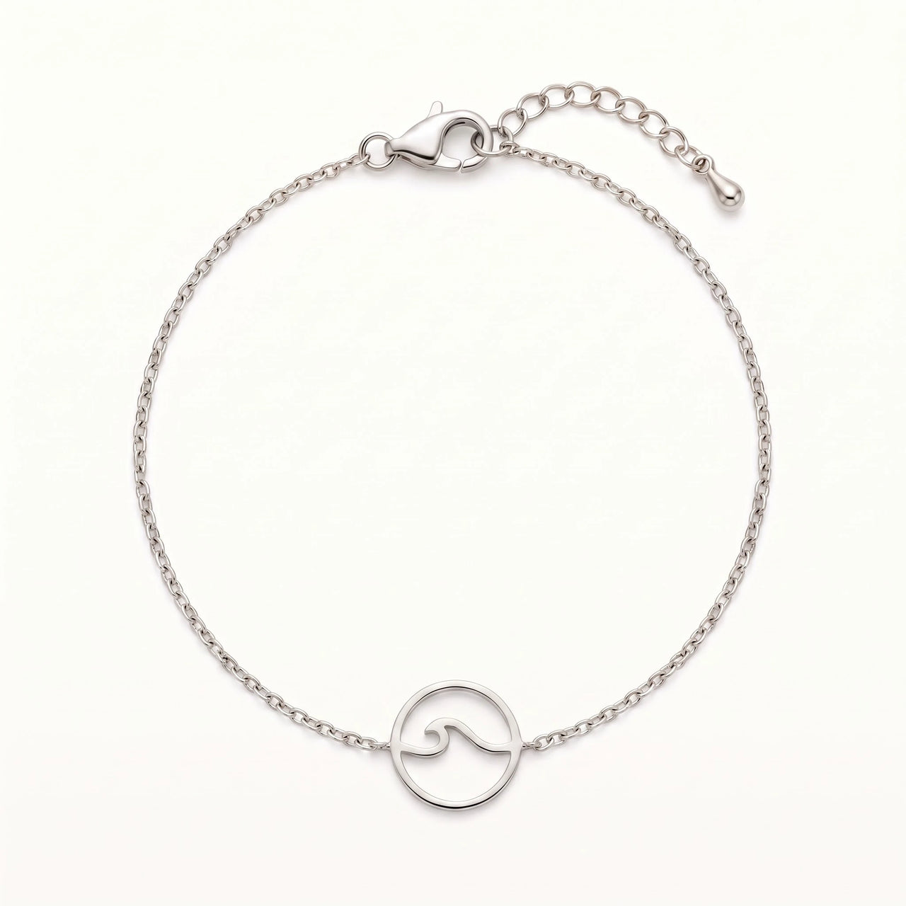 Meer armband — Produktfoto auf weißem Hintergrund, Silber | SKU: 17429078-white-gold