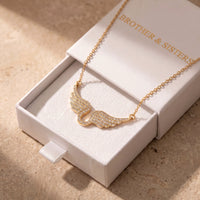 Thumbnail for The gold necklace in the Brother & Sisters gift box | SKU: 42002-gold