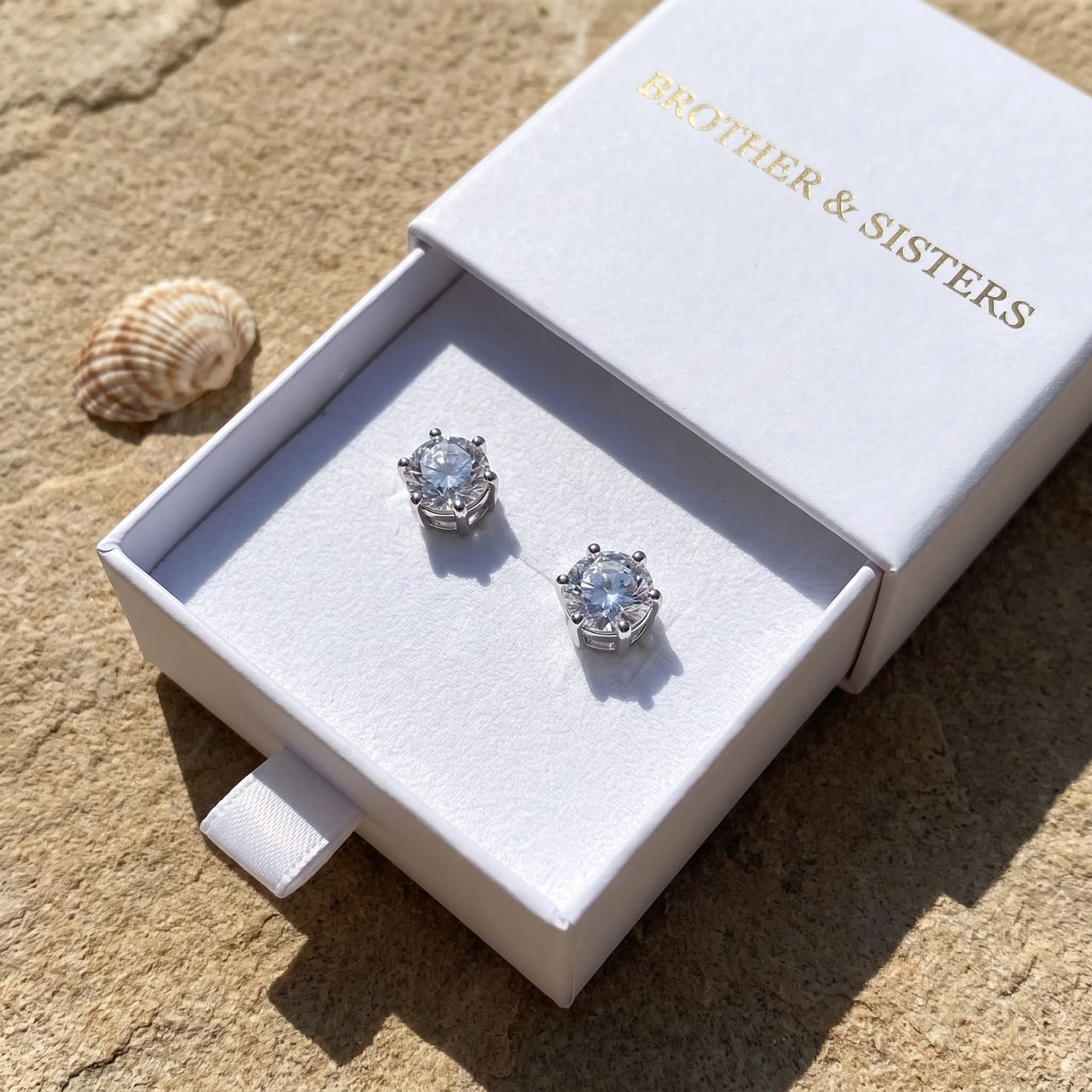 Ohrstecker silber — in der Geschenkbox, Silber | SKU: 5056659