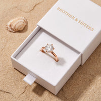 Thumbnail for Solitär ring — in der Geschenkbox, Roségold | SKU: 33759698-4.5-rose-gold