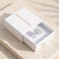 Thumbnail for Verlobungsring silber — in der Geschenkbox, Silber | SKU: 1969566-4.5-silver