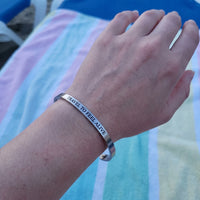Thumbnail for Reise armband — getragen, echte Größe, Silber | SKU: ttfa-wg