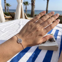 Thumbnail for Lebensbaum armband — getragen, echte Größe, Silber | SKU: 18963309-white-gold