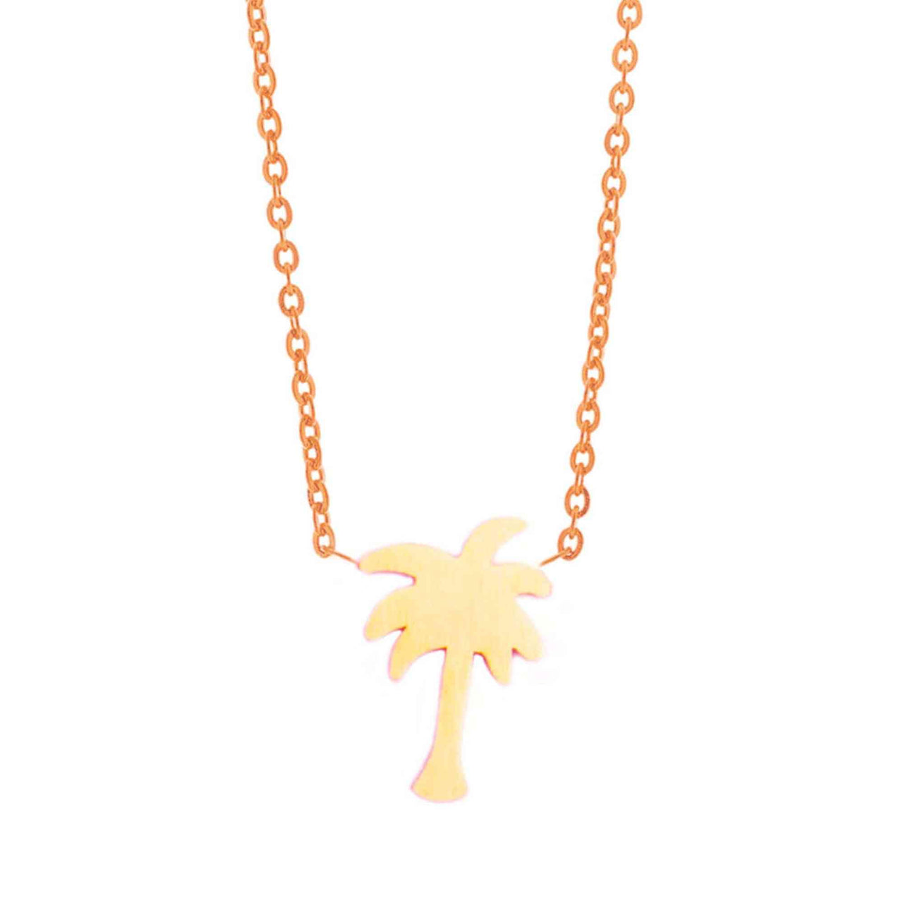 Little Palm Necklace Necklace 18k Rose Gold Brother & Sisters