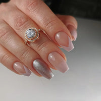 Thumbnail for Silver Circle Ring - Promise Ring - Silver Ring - Engagement Ring for Women Ring Brother & Sisters